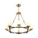 Loft Industry Modern - Cross Triangle Chandelier